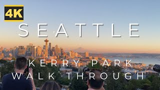 [4K] Seattle Kerry Park in Washington USA - Amazing View’s and Walking Tour