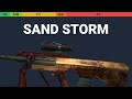 AUG Sand Storm - Skin Float And Wear Preview