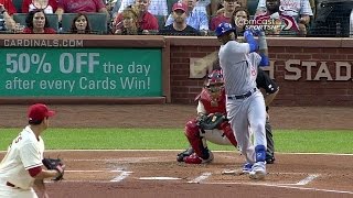 CHC@STL: Soler opens scoring with an RBI double