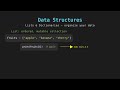 03 - Data Structures: Lists & Dictionaries in Python
