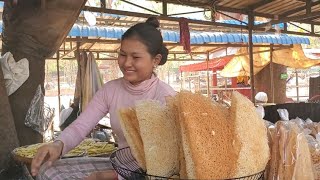 ទិដ្ឋភាពទូទៅការលក់ដូររបស់ពលរដ្ឋខ្មែរនៅផ្សាររមណីយដ្ឋានជើងភ្នំឧដុង្គ/Udong resort market