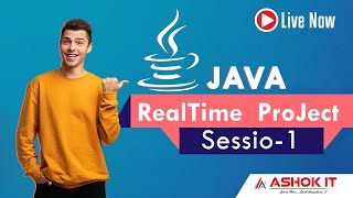 Java Realtime-Time Project (Fullstack) | Online Training | Ashok IT