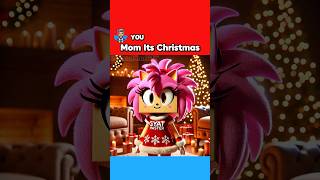 Amy Rose Was Forced To Wear a Box Until Santa Did This #memes #mario #sonic