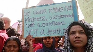 Protest held to mark first anniversary of Rana Plaza factory disaster