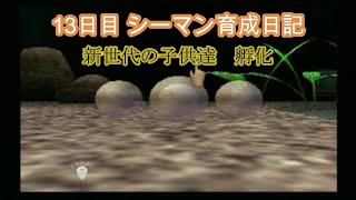 13日目【シーマン育成日記】　シーマン　新世代の子供達　孵化