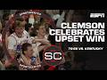 Clemson fans STORM THE COURT after upsetting Kentucky 🎉 SEC/ACC Reaction | SportsCenter