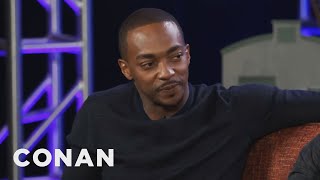 Anthony Mackie Tried To Recreate The "Guardians Of The Galaxy Vol. 2" Music Video | CONAN on TBS