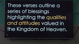 20240623 The Beatitudes Part 1