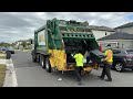 wm heil powertrak rear loader garbage truck on manual trash