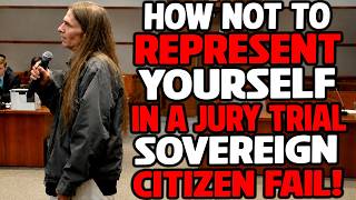 Pro Se DISASTER!!! Sovereign Citizen Thinks He Can Beat A JURY TRIAL!!!