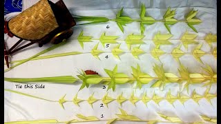 6 Types of Coconut leaf Toran / Hangings making to make your decorations easy