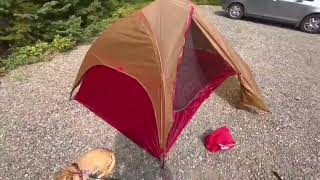 Watch to find out why i chose the MSR freelite tent while being set up