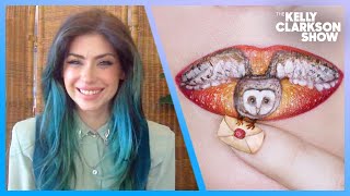 MUA Goes Viral For Lip Art Ft. Lizzo, Harry Potter, 'Friends' & More