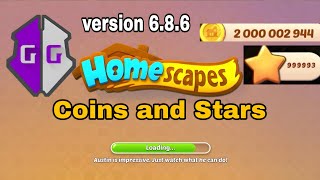 Latest hack method Homescapes Coins stars v6.8.6 GameGuardian No Root