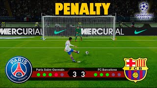 PENALTY | PSG vs BARCELONA | UEFA Champions League, quarter-finals | Game pleay PES