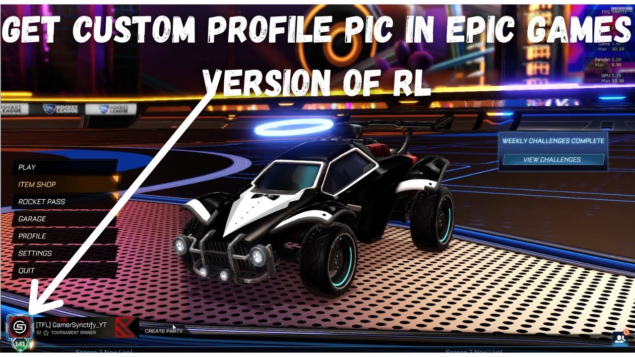 How To Change Profile Picture On Epic Games Rocket League Best Games How To Change Profile Picture On Epic Games Rocket League Best Games