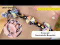 DIY TUTORIAL BIKIN GELANG SWAROVAKI MEWAH | SWAROVSKI BRACELET | GELANG CANTIK #diy #bracelet