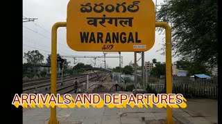 Warangal railway station - Arrivals \u0026 departures || Part-1 || Indian railways