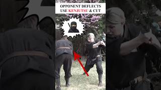 NINJUTSU TRAINING 🥷🏻‼️ Togakure Ryu NINJA BIKEN Fighting Techniques ✅ Kenjutsu #Shorts