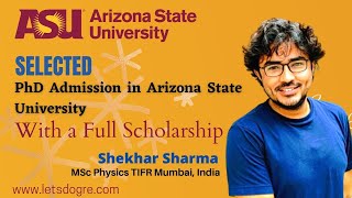 Arizona State University, AZ, USA || PhD Admission with the full scholarship and stipend |
