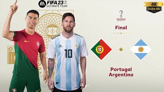 FIFA 23 - PORTUGAL VS ARGENTINA // world cup 2022 // fifa 23 ps5 // 4K[60 fps]
