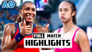 Coco Gauff vs Leylah Fernandez 3rd Round Highlights - Australian Open 2025