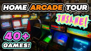 Home Arcade Tour 👾 40+ Classic Games! 😱 Vintage Coin-Op Machines '77-'94 🪙 Episode #100 Spectacular!