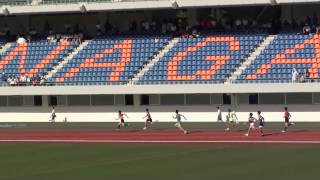 平成27年度　長崎県中学校総合体育大会　陸上競技　男子2年4×100mT決勝　【諫早】