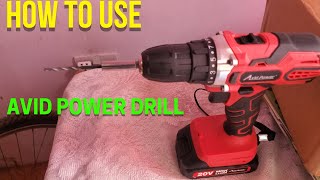 How to use AVID POWER Drill (Full Guide)