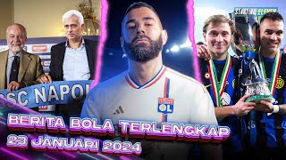 Mourinho LATIH Napoli 😱 Lyon Pulangkan Benzema 😱 Inter JUARA Piala Super Italia - Berita Bola