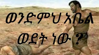 ወንድምህ አቤል ወደት ነው