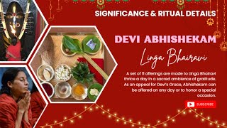 Linga Bhairavi Devi Abhishekam | Significance \u0026 Ritual Details | Isha Foundation