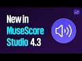 MuseScore Studio 4.3: A new name, new Muse Sounds enhancements & more