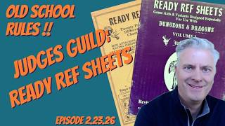 Judges Guild Ready Reference Sheets