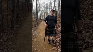 Hiking in a Kilt: Big Ridge Lake Loop #hiking #kilt #woods