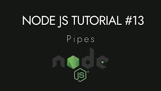 Node.js Crash Course Tutorial #13 - Pipes