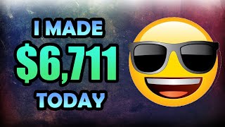 I Made $6,711 in profits day trading stocks today