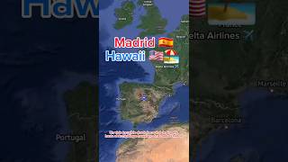 Madrid - Hawaii 🇪🇸🇺🇸El increíble vuelo desde la capital de España al arquipélago de Hawaii!