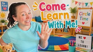 Preschool Circle Time | Calendar, Weather & Learning Fun