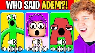 THE ULTIMATE GUESS WHO SAID IT CHALLENGE VIDEO EVER! *CAN YOU BEAT THEM ALL?!?*