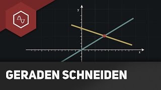 Geraden schneiden – Lineare Funktionen