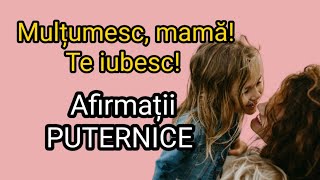 Mulțumesc, mamă! Te iubesc | Afirmații și recunoștințe pentru mamă | Meditație ghidată de vindecare