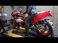 ducati 750f1＆fcr41において、ファンネル長さを変更して比較する