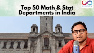 Top 50 Math Ranks 2024 | Universities for Math, Statistics after High School | Dr. Ashani Dasgupta