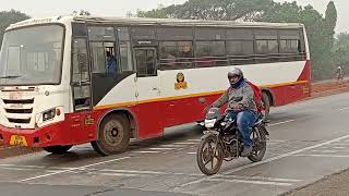 Msrtc Buses On Nh66 At Kharoshi Phata #msrtc #bus #travel #vehicles #transport #kokan #highway #road