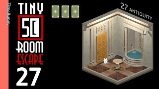 50 Tiny Room Escape Level 27 Walkthrough (3 Cards)