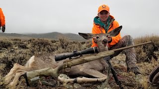 2018 Utah Antlerless Deer Hunt (success!) My Sister's First Ever Deer!