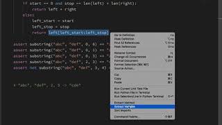 substring, TCR style