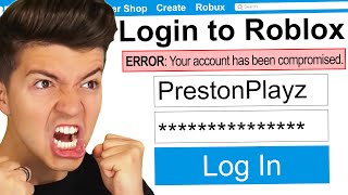 My Wife Hacked My Roblox Account Revenge Prank