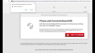 ConverterSearchHD hijacker (removal instructions).